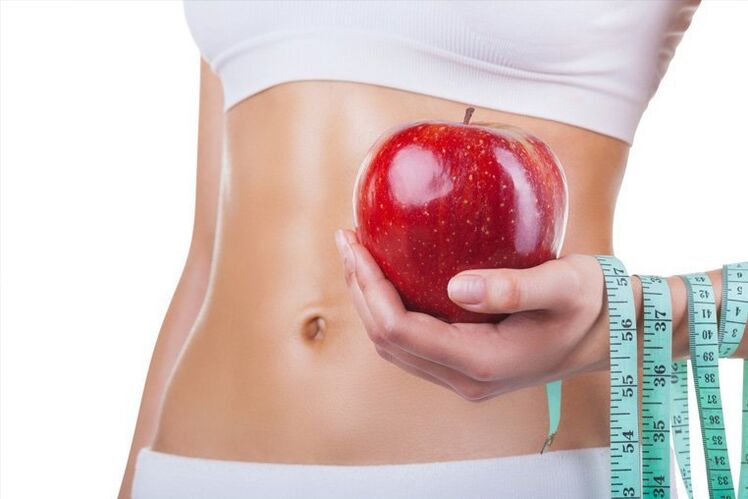 Menüü kehakaalu langetamiseks